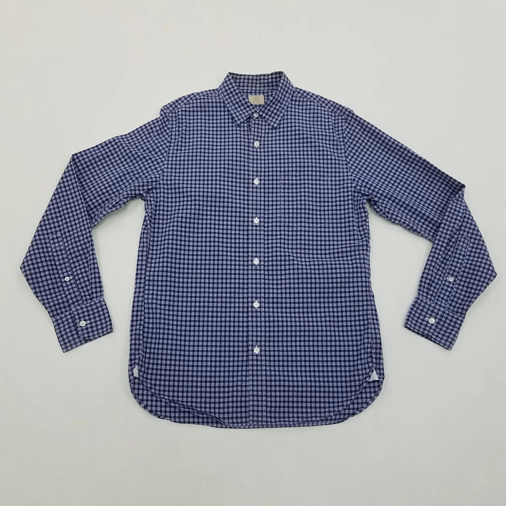 J. Crew Plaid Button Up Long Sleeve Shirt Style 28155
